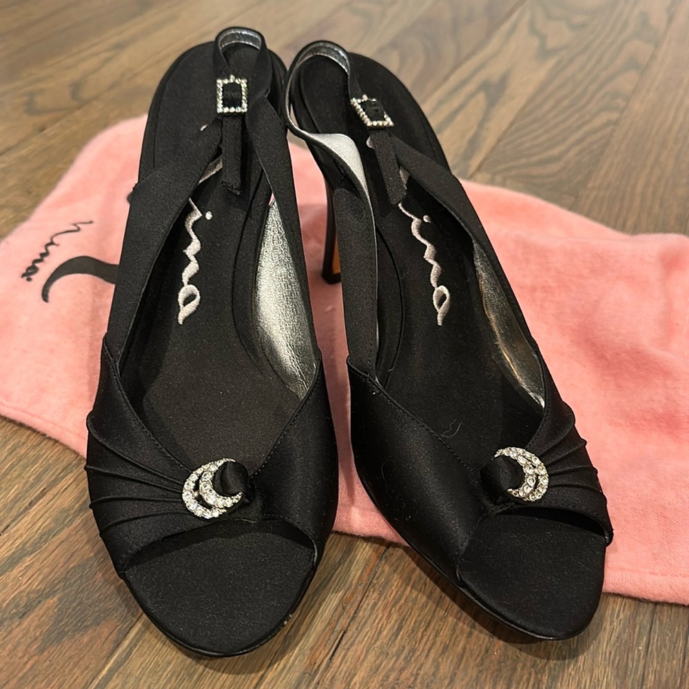 Nina black dress shoes